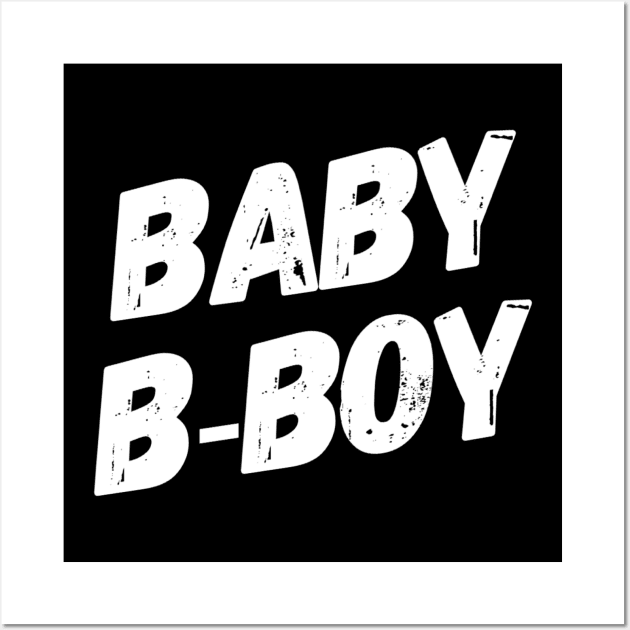 Baby B-Boy Hip Hop Dancer Wall Art by ArtOfDJShop